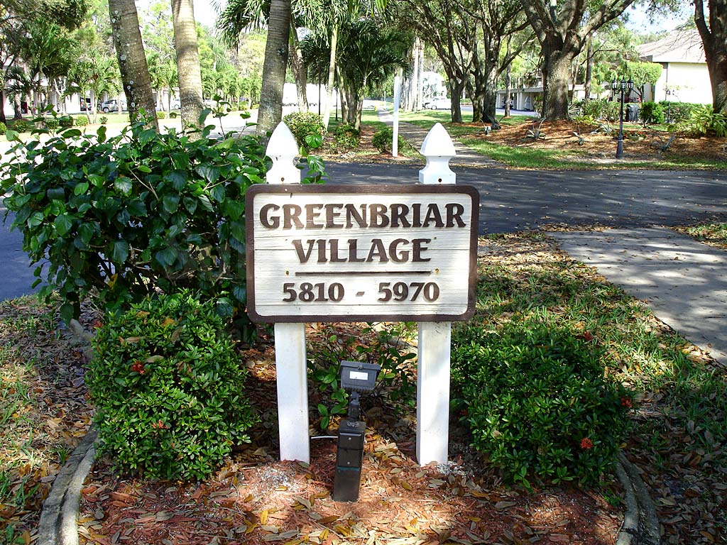 Greenbriar Village Signage
